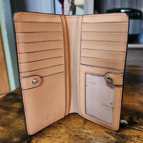 Kate Spade Darcy Bifold Leather Wallet - Picture 3 of 6